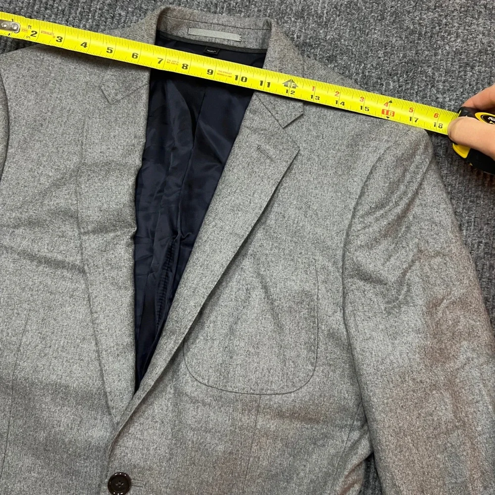 J.Crew Ludlow Blazer 36S Gray Vitale Barberis Canonico Wool Sport Coat Mens Suit